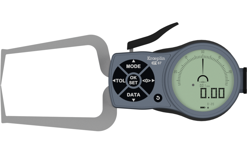 德国KROEPLIN 数显式外卡规 K220S