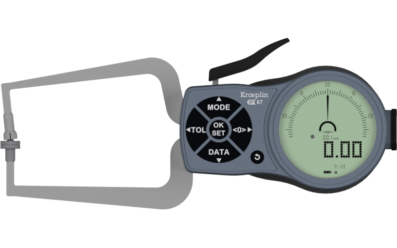 德国KROEPLIN 数显外卡规 K220T