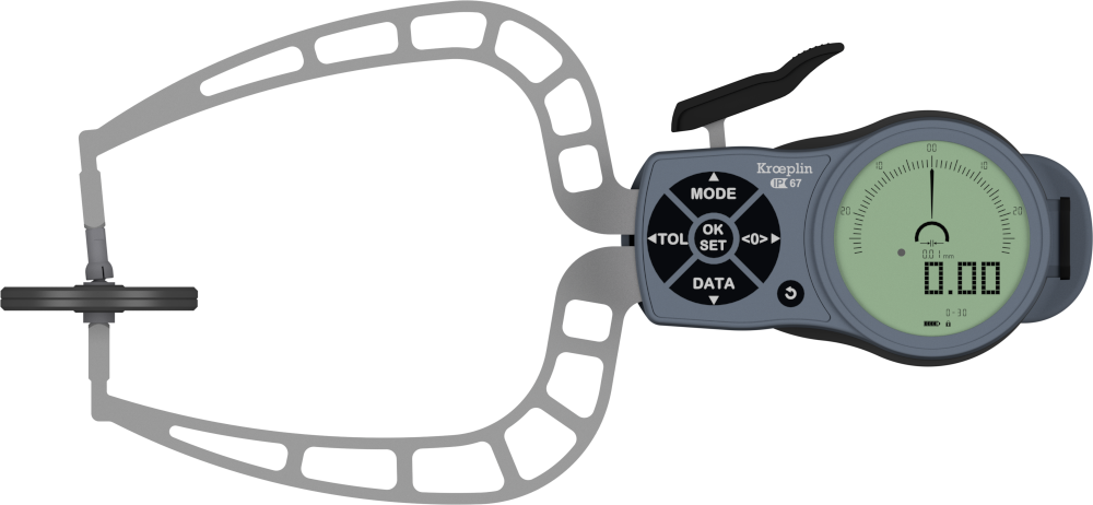 德国KROEPLIN  数显外卡规  K330T