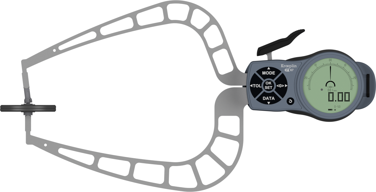 德国KROEPLIN 数显外卡规  K450T